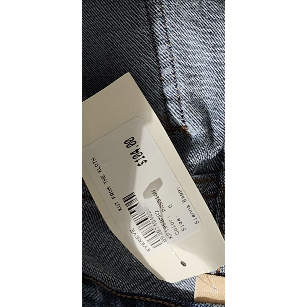 Nwt KUT FROM THE KLOTH Sienna Baggy Boyfriend Crop Jeans In Passion NEW Size 0 - Picture 12 of 16